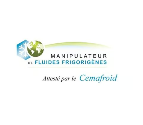 Manipulateur de fluides frigorigènes attesté par Cemafroid